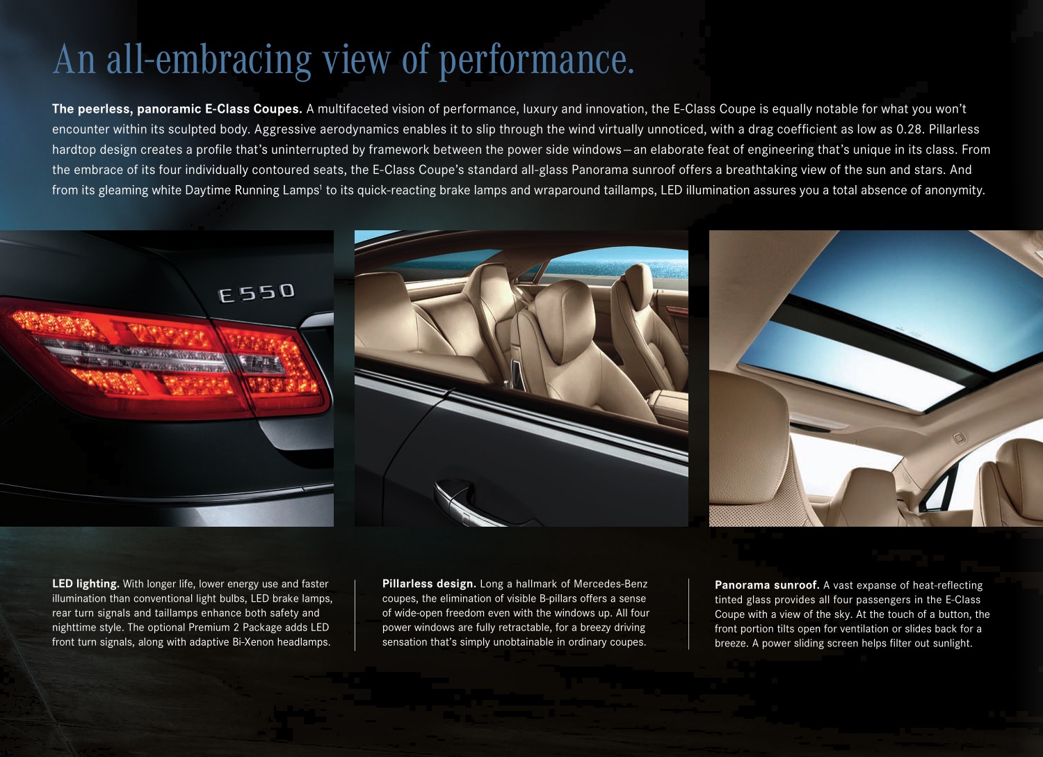 2011 Mercedes-Benz E-Class Coupe Convertible Brochure Page 5